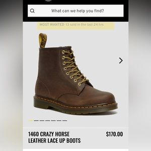 Leather Lace up boots